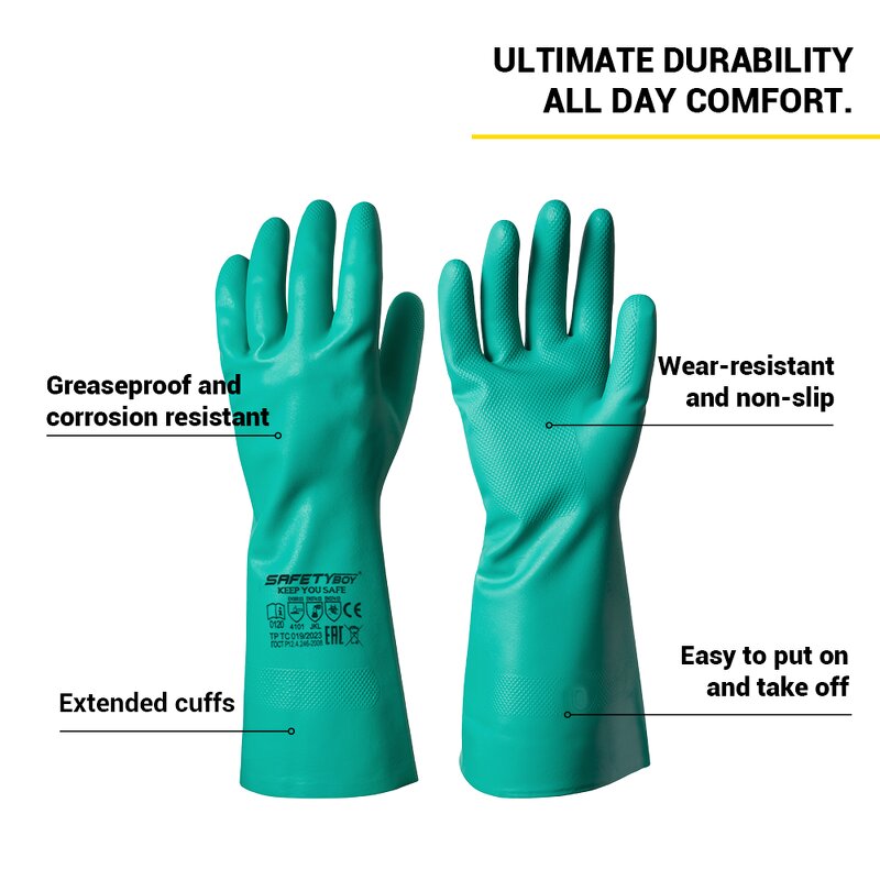YL1141 Nitrile Gloves - General Purpose Elastic Soft Comfortable Oil-proof