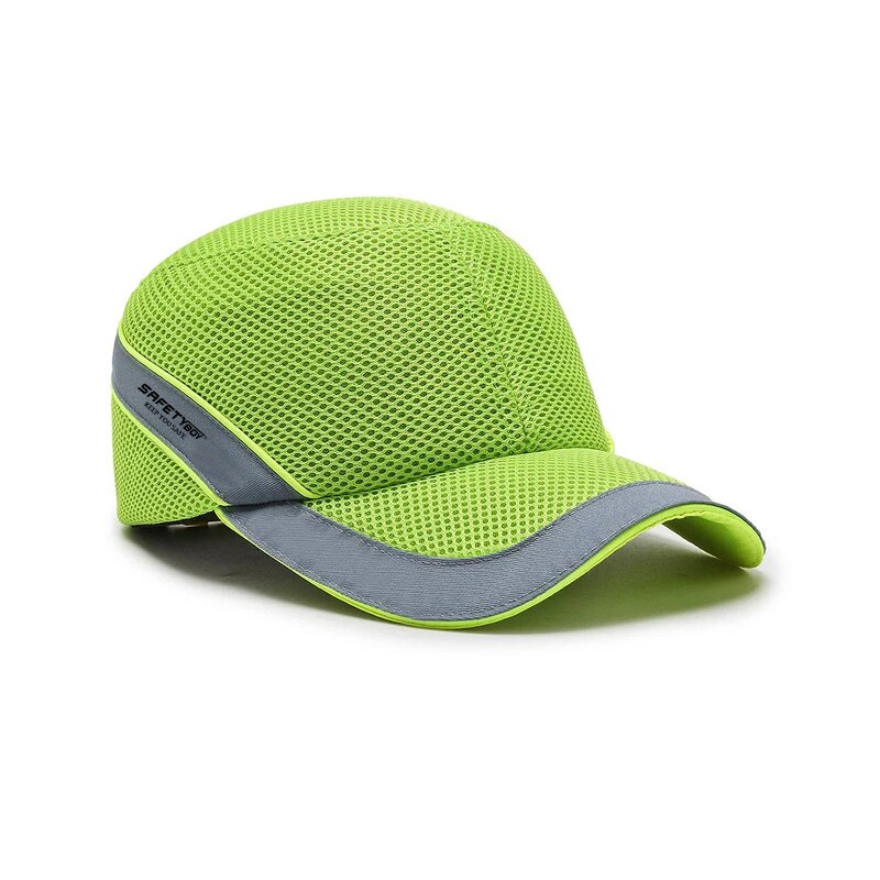 YL1511 Protective Hat - Detachable Short Brim Baseball Style Reflective