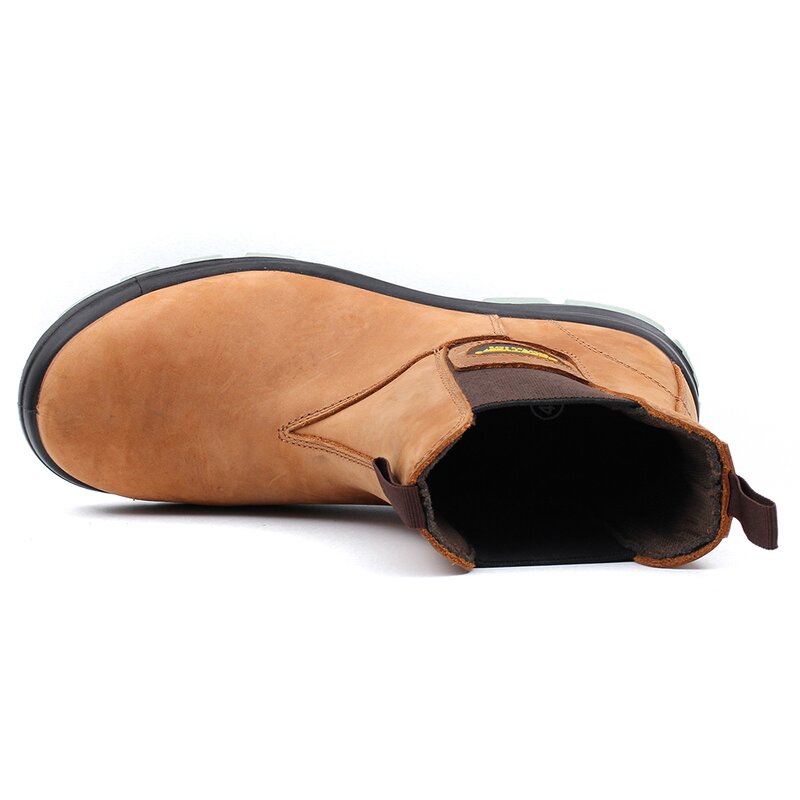 Men's Safety Boots - Waterproof Steel Toe Suede Upper PU Insole for Factory