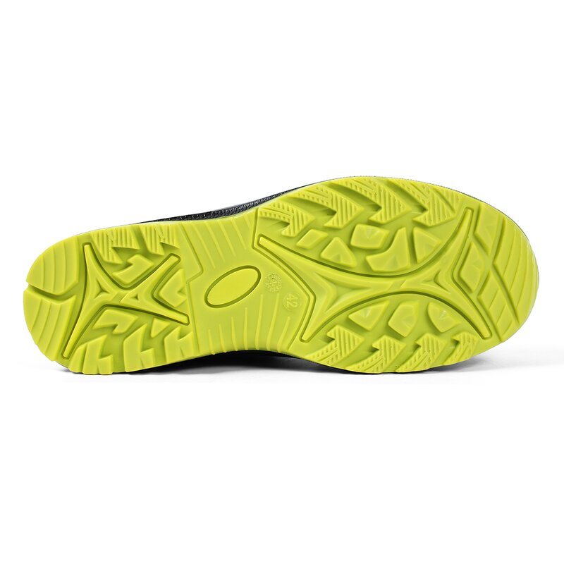 Steel Toe Safety Shoes - Breathable Leather Upper Knit Mesh Electrical Insulation