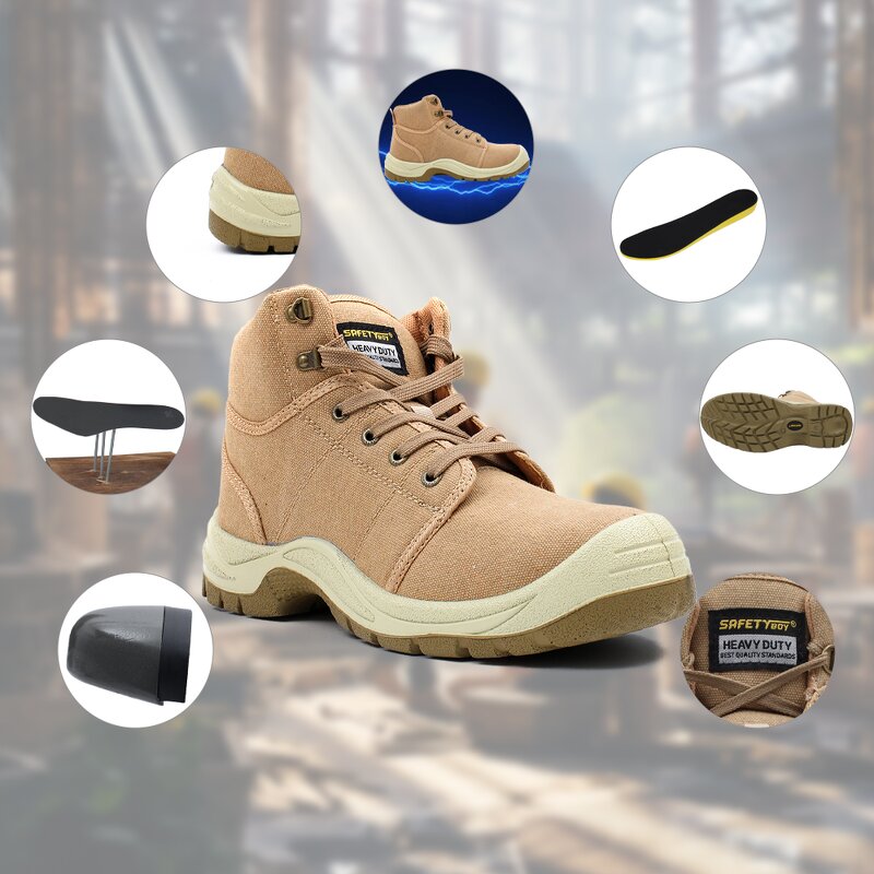 Men's Safety Shoes - Custom Recycled Breathable Winter Chaussure De Securite