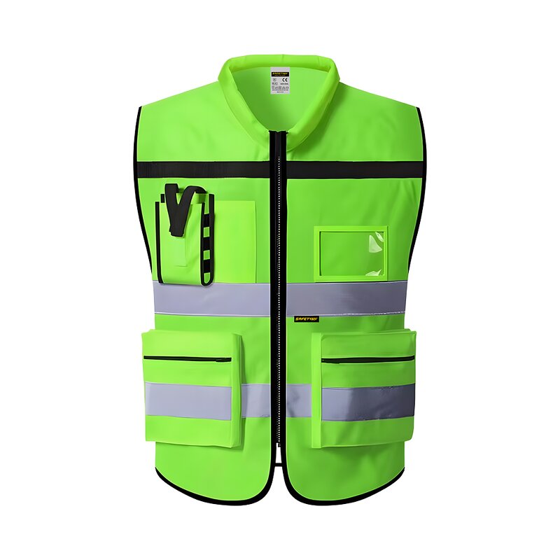 High Visibility Reflective Jacket - Multi-Pockets Traffic Customizable