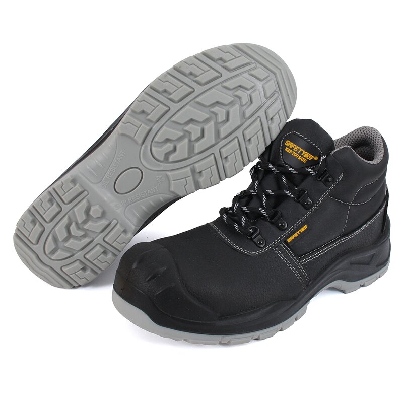 Men's Steel Toe Safety Boots - High Leather Outdoor Hiking Shoes