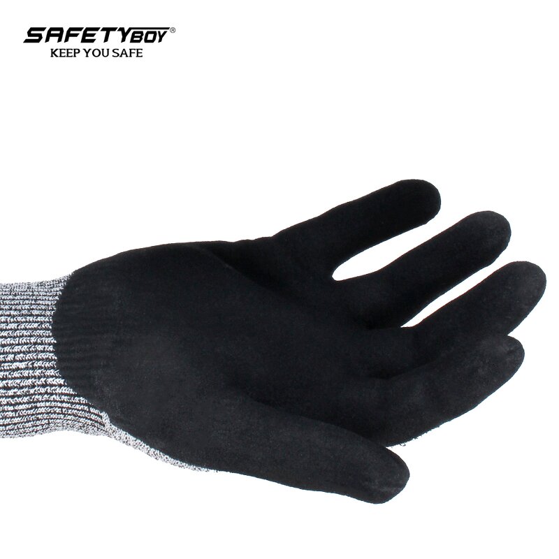 YL1102 Nitrile Gloves - Textured High Impact Soft Cut Resistant General