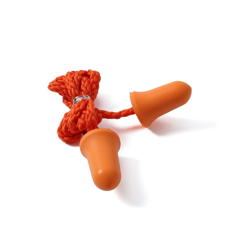 YL-1656 Earplugs - Orange Noise Reduction Waterproof Reusable PU