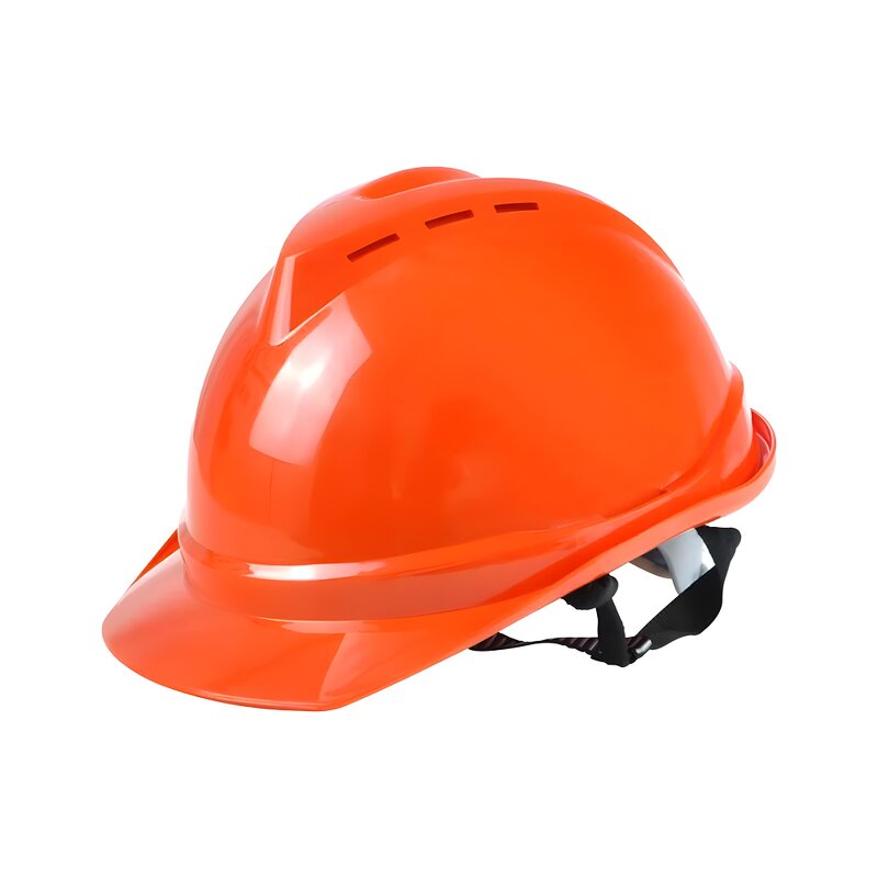 Safety Helmet - Premium Plastic V-Adjustable Lining Slotted 4-Suspension