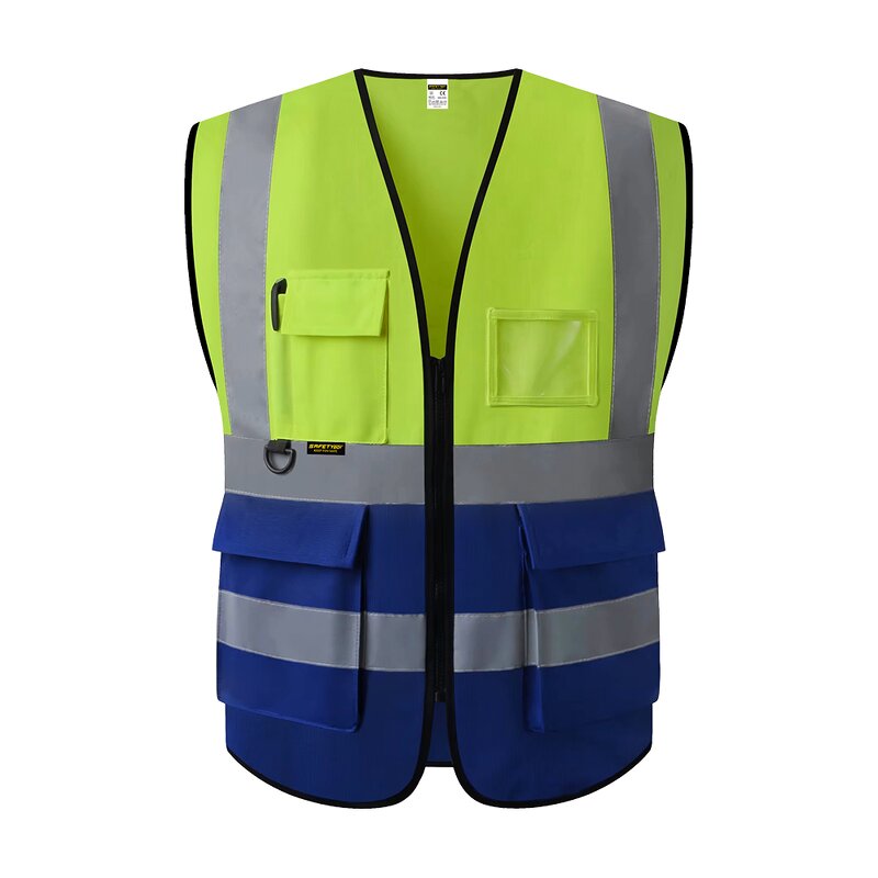Safety Vest - Multi-Color Breathable Mesh Polyester Reflective ANSI Class 2