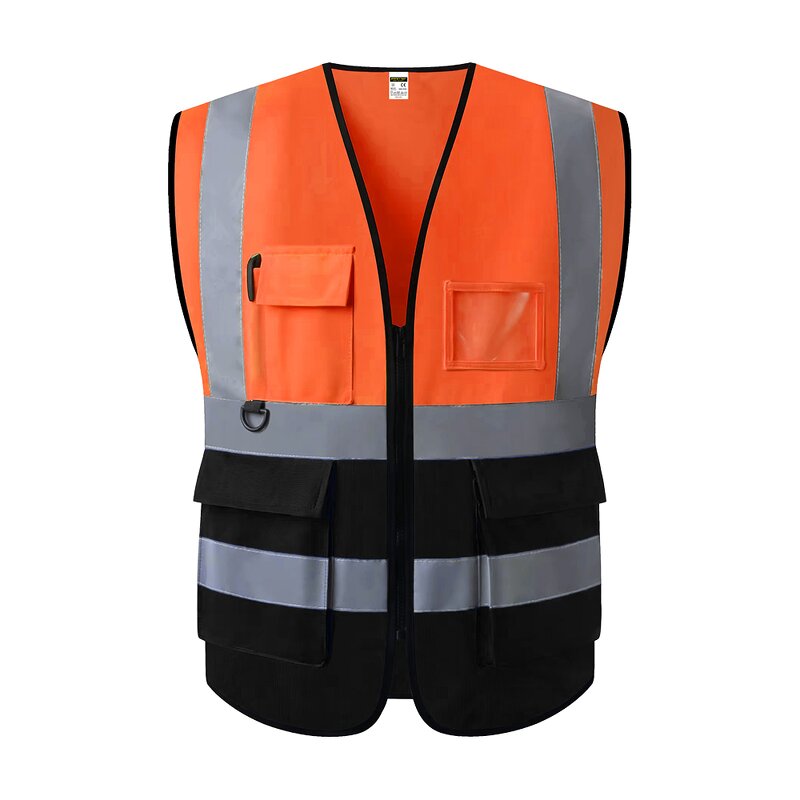 Safety Vest - Multi-Color Breathable Mesh Polyester Reflective ANSI Class 2
