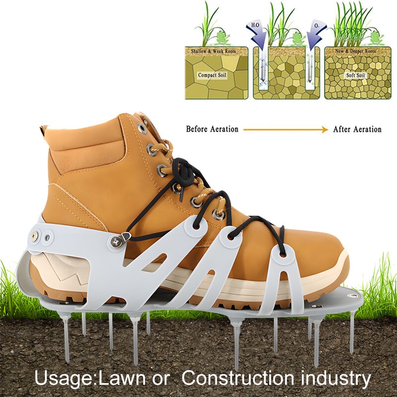 Spikes Shoes - Custom Logo High Quality Summer Winter Lawn Aerator