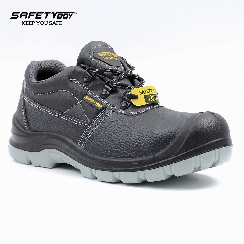 Steel Toe Safety Boots - Anti-Smashing Rubber Sole Mesh TPU Upper Anti-Puncture