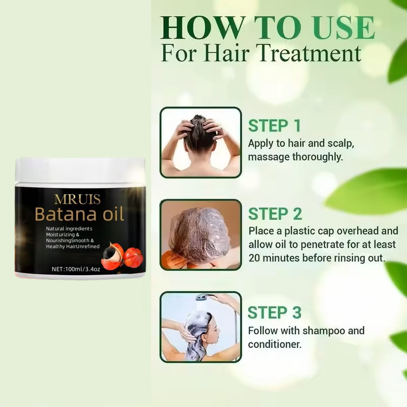 Hair Cream - 500g Shea Butter Moisture Amino Deep Repair for Dry