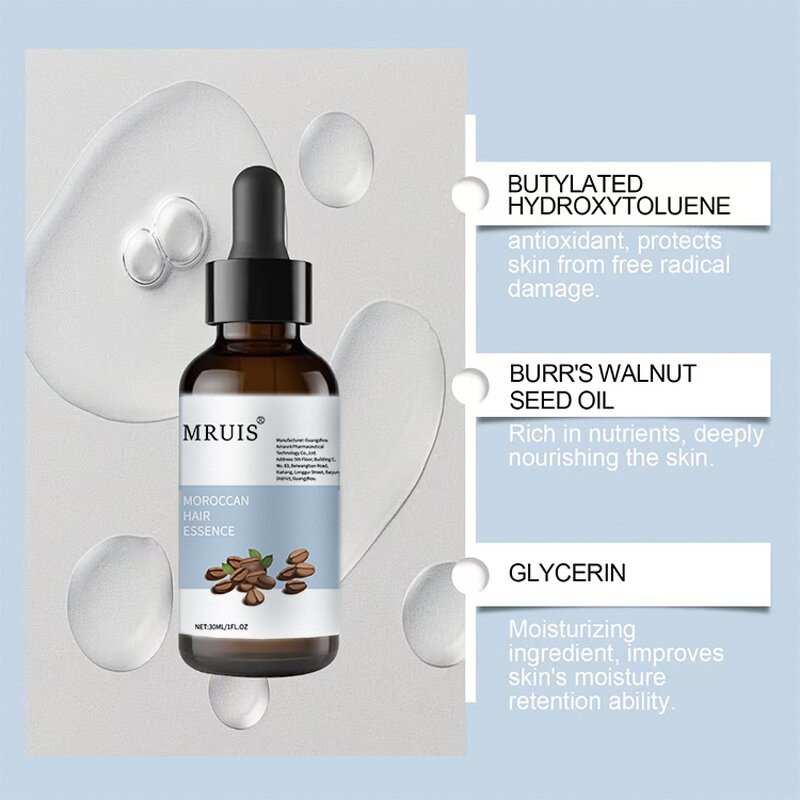 Hair Oil - MRUIS Keratin Infused Smoothness Frizz Repair Heat Protectant