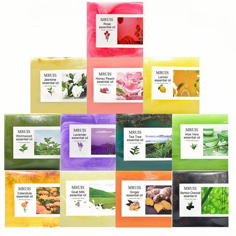 Aloe Vera Soap - 100G Solid Rose Honey Floral Essential Oil Bar