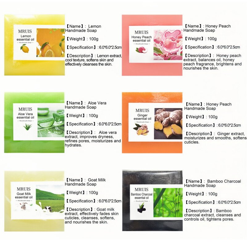 Aloe Vera Soap - 100G Solid Rose Honey Floral Essential Oil Bar