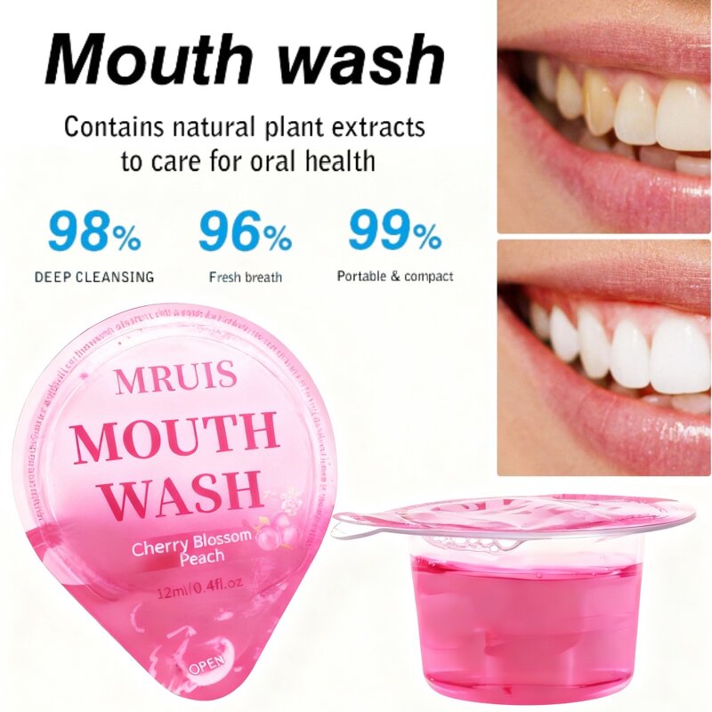 Mouthwash - Sugar Free Cooling Gentle Formula Pocket Pack Daily Clean