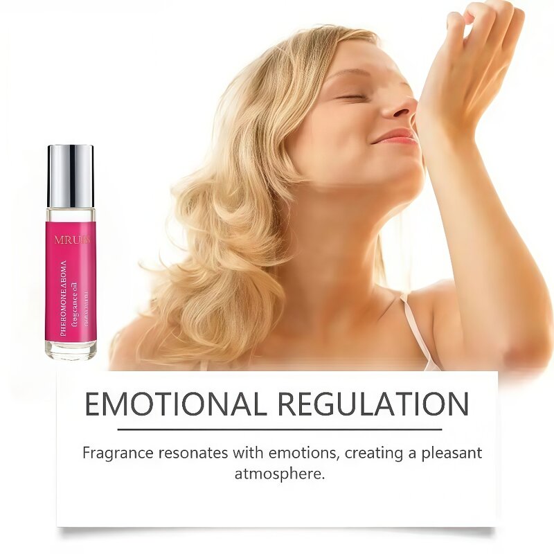 Women's Perfume - Mruis 10ml Pink Rose Ball Elegant Roll-on Bottle