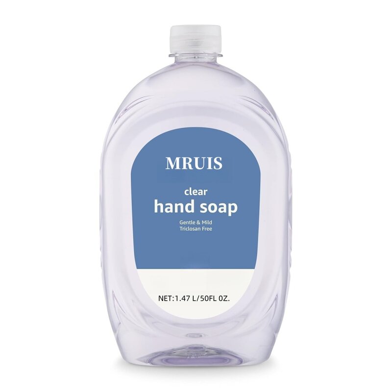 Hand Soap - MRUIS Gentle & Mild Clear Liquid Triclosan-Free Oil-Based