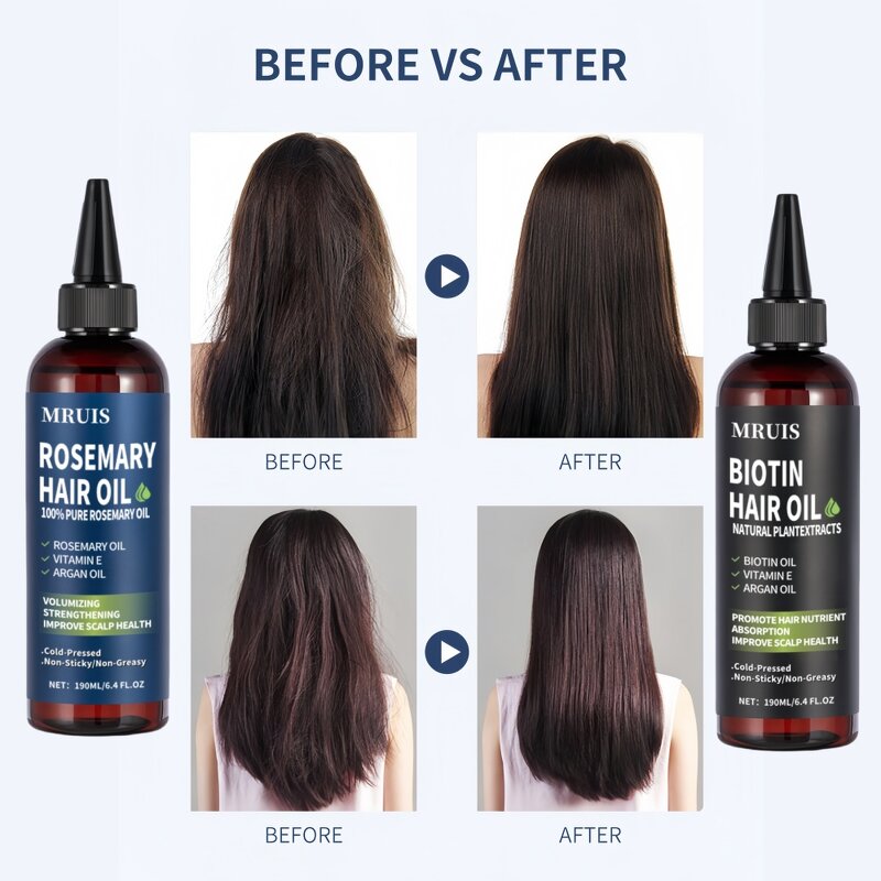 Hair Essential Serum - OEM Organic Herbal for Hair Growth Deep Conditioning