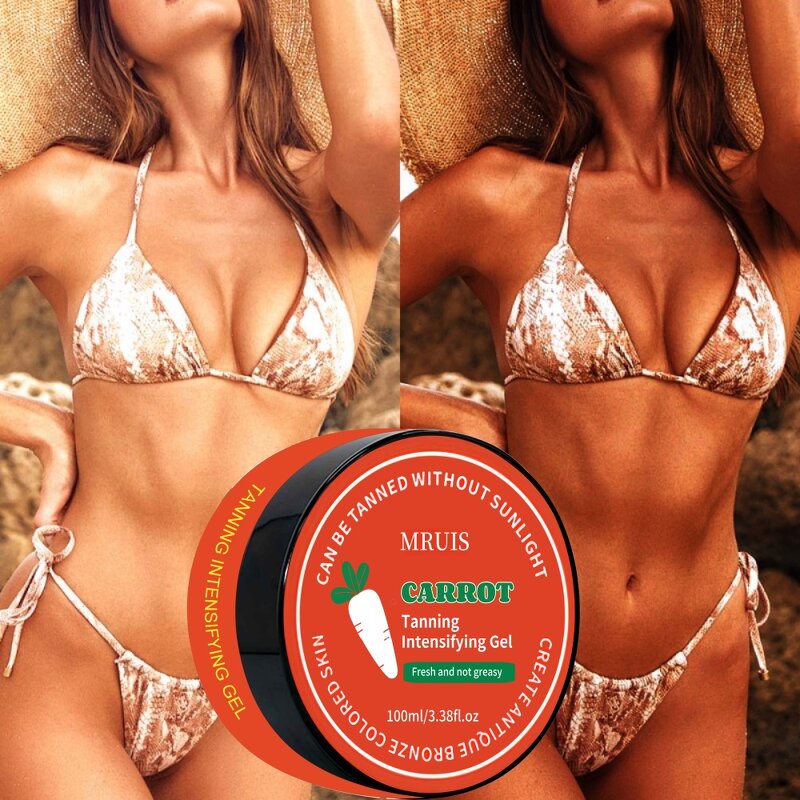 Self Tanner Gel - 100ml Carrot Black Gel Natural Glow Bronzer