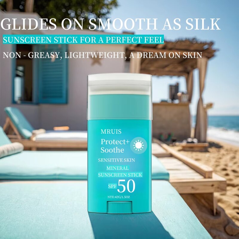 Sunscreen Stick - Organic SPF 50 Moisturizing UV Protection for Sensitive