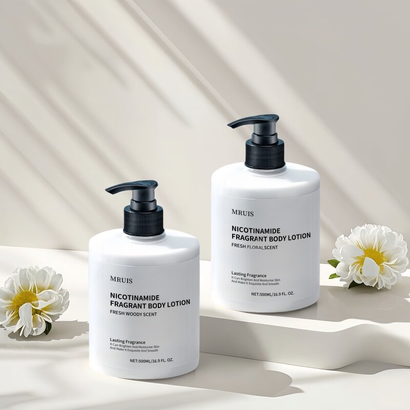 Body Lotion - 500ml Nicotinamide Moisturizing Whitening Woody Floral