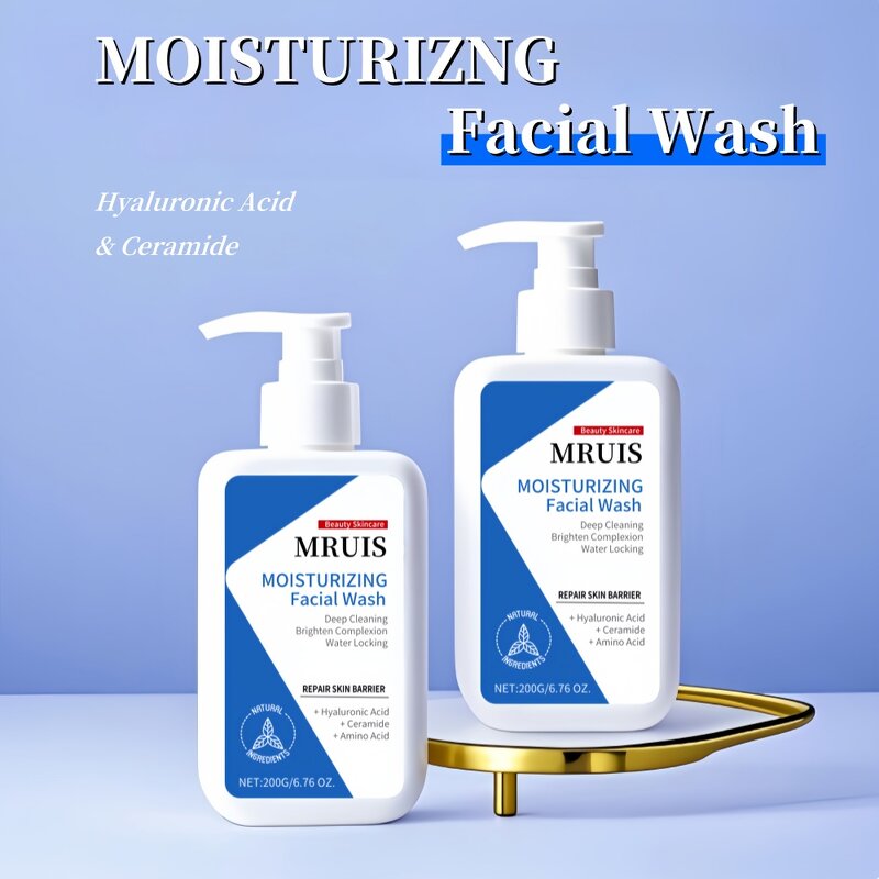 Hyaluronic Acid Face Cleanser - Deep Pore Cleansing Oil and Cream