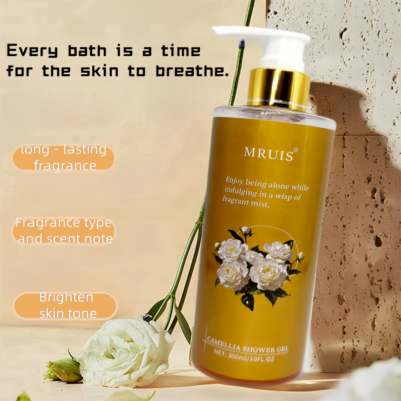 Body Wash - MRUIS Camellia Nourishing Herbal Whitening Shower Gel