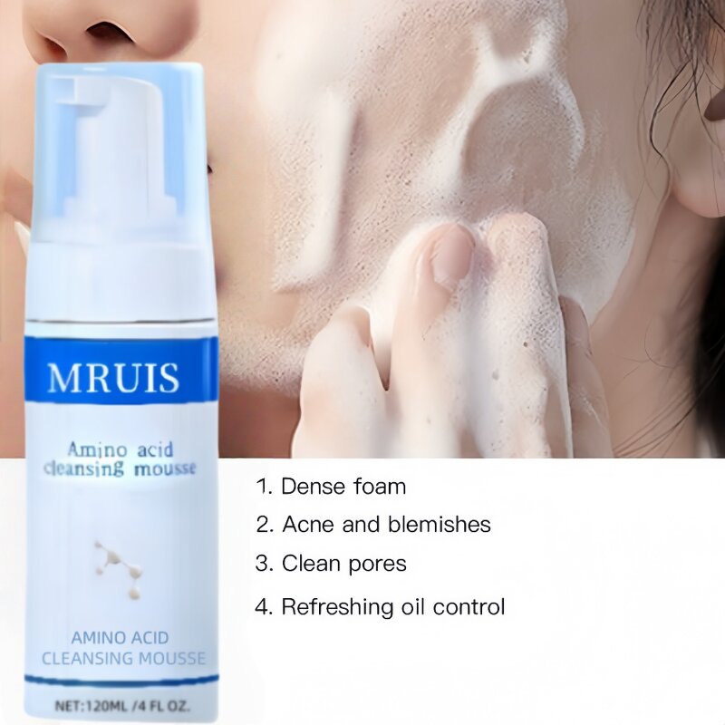 Anti Acne Cleanser - Salicylic Acid Foaming Face Wash Deep Cleansing Mousse