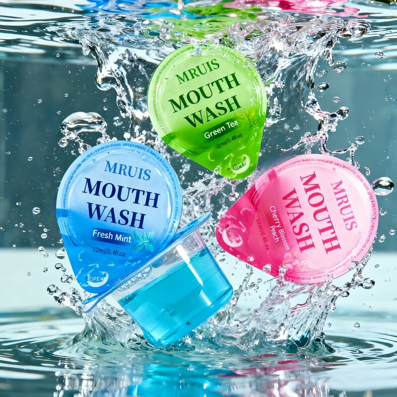 Mouthwash - Sugar Free Cooling Gentle Formula Pocket Pack Daily Clean