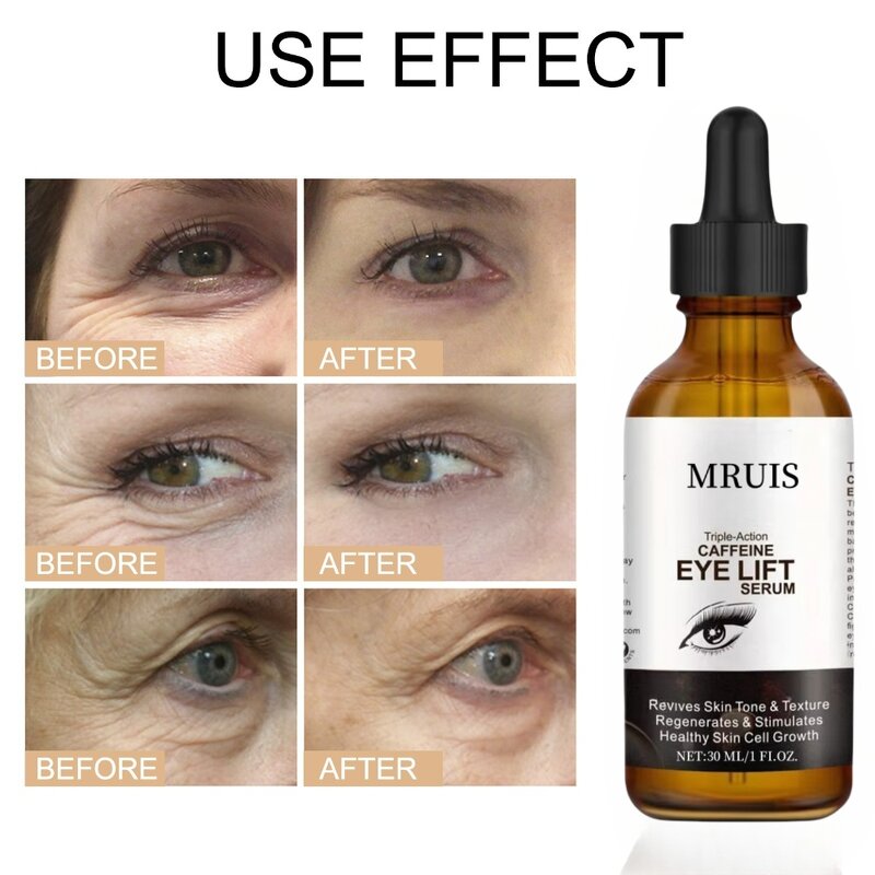 Caffeine Eye Lift Serum - Anti-Aging Anti-Wrinkle Dark Circle Removal