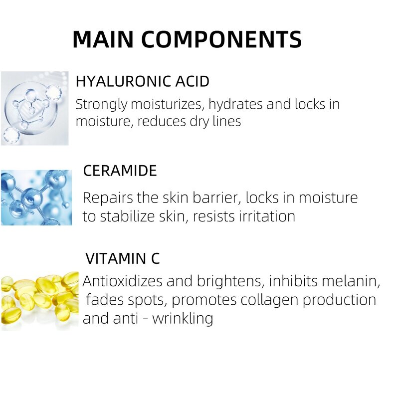 Face Cream - 50g Women's Anti-Aging Wrinkle Fighting Vitamin C