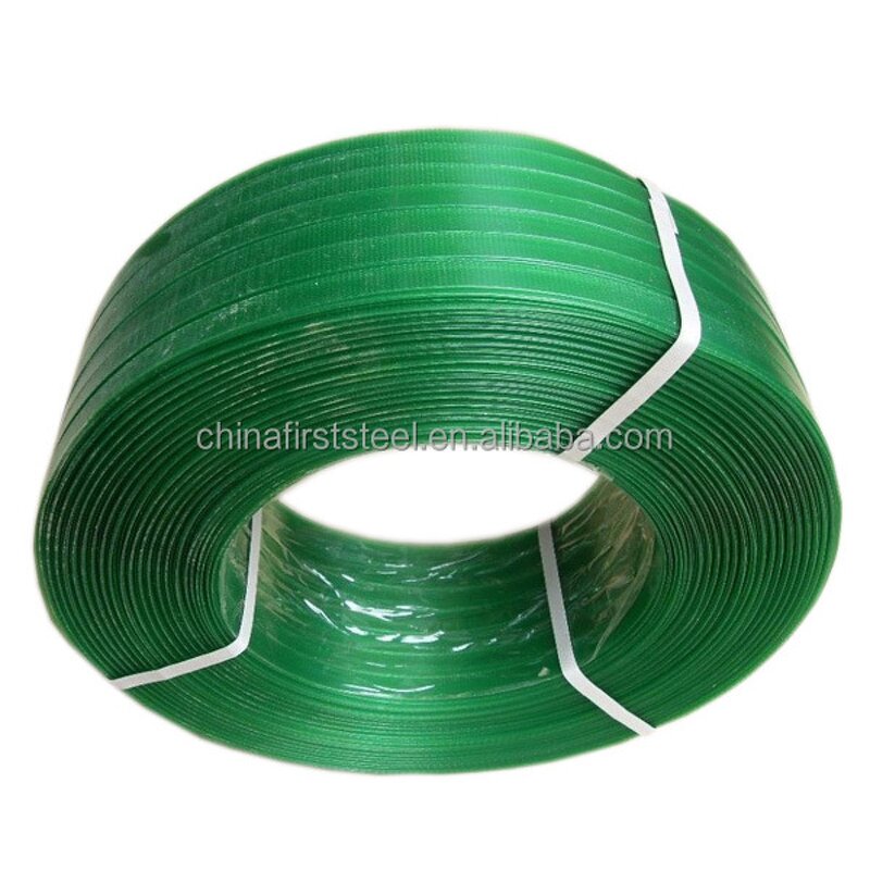 Polypropylene Plastic Strapping - 12mm 0.6mm Green Recycle 10kg Roll