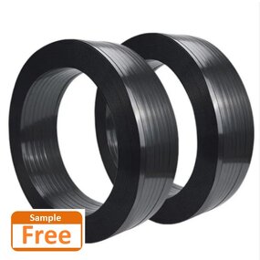 Plastic Packing Belt - 0.6mm Custom Logo Black Green Pet Tape