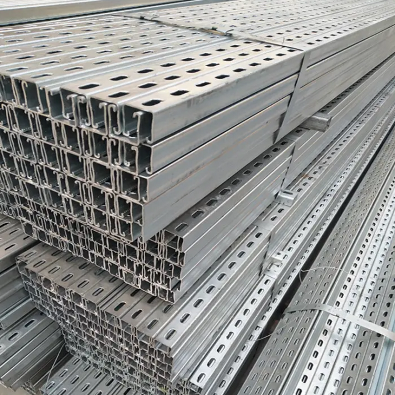 Galvanised Channel - 41*41mm 41*21mm U C Purlin Unistrut 60*40mm for Solar