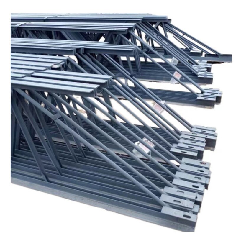 Prefabricated Steel Structure - Timber Beam Metal Frame House