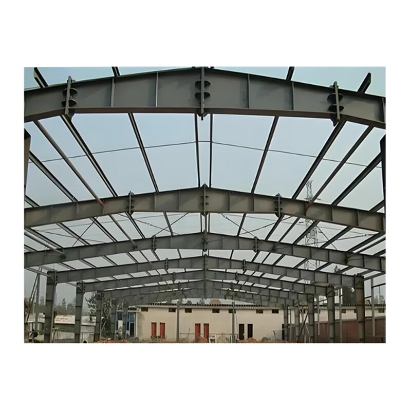 Steel Shed Building - Iron I Beam Arch High Snow Load Heavy Structure