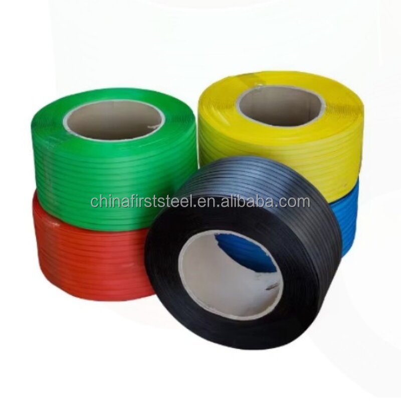 Polypropylene Plastic Strapping - 12mm 0.6mm Green Recycle 10kg Roll