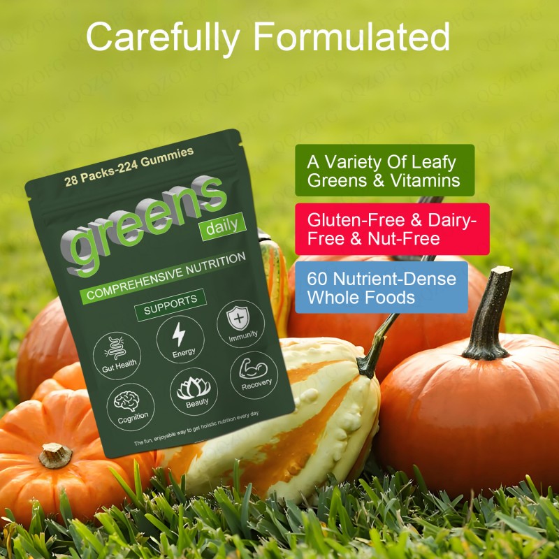 Green Gummies Supplier - Hot Selling OEM Bear Shape Customization