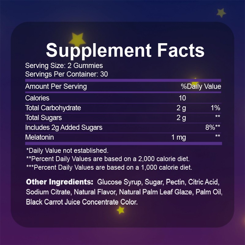 Sleep Aid Gummies Manufacturer - OEM/ODM Nighttime Melatonin Candy
