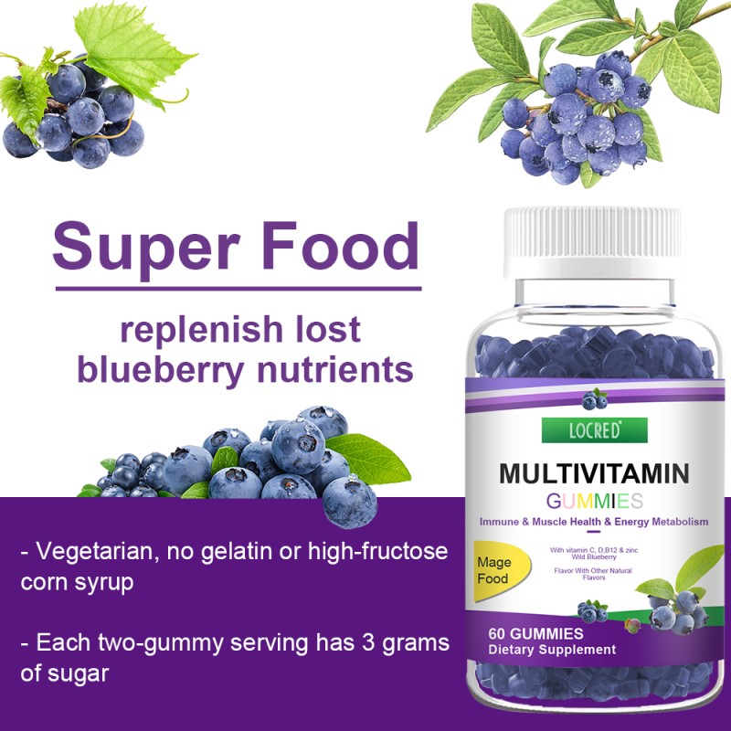 Multivitamin Gummies Manufacturer - OEM Vitamin C D B12 Zinc