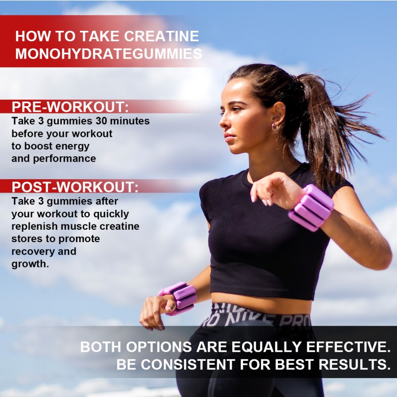 Creatine Gummies Supplier - OEM Hot Selling Logo Customization