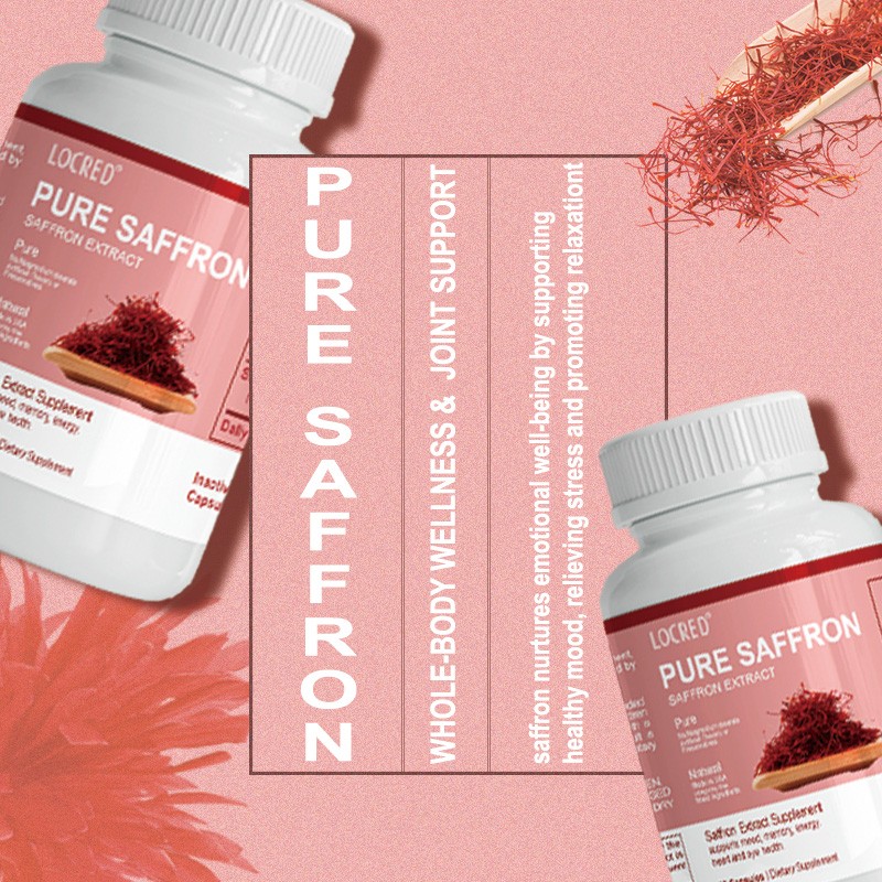 Saffron Capsules Factory - Hot Selling OEM Positive Mood Support