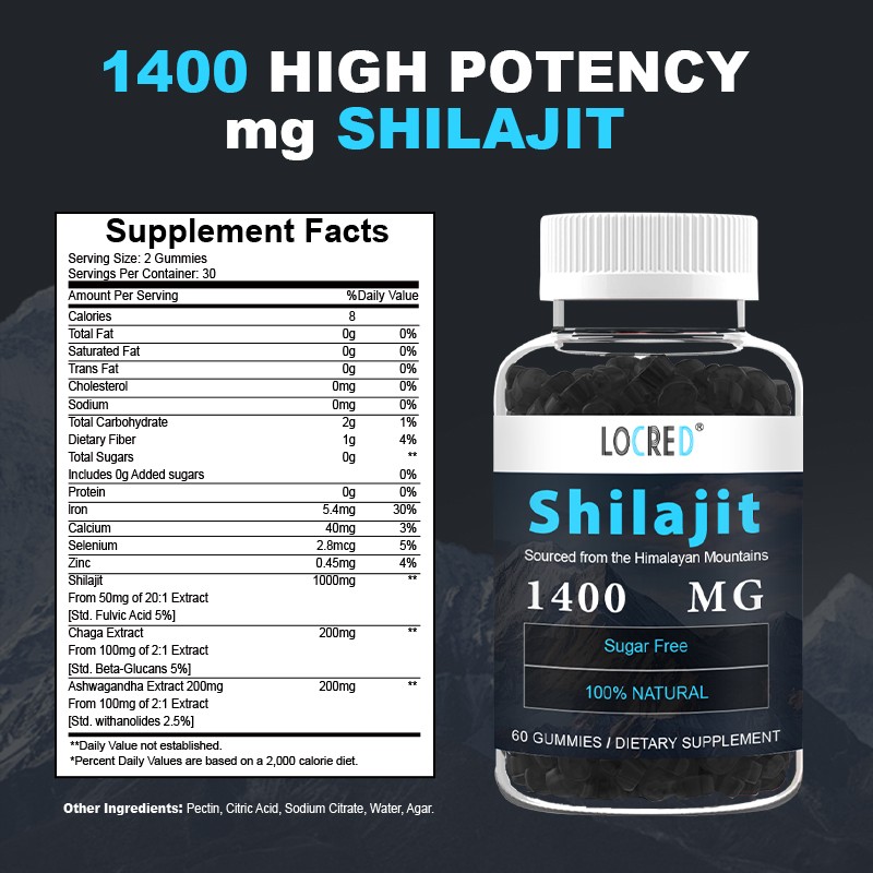 Shilajit Gummies Manufacturer - OEM Private Label Natural Complex
