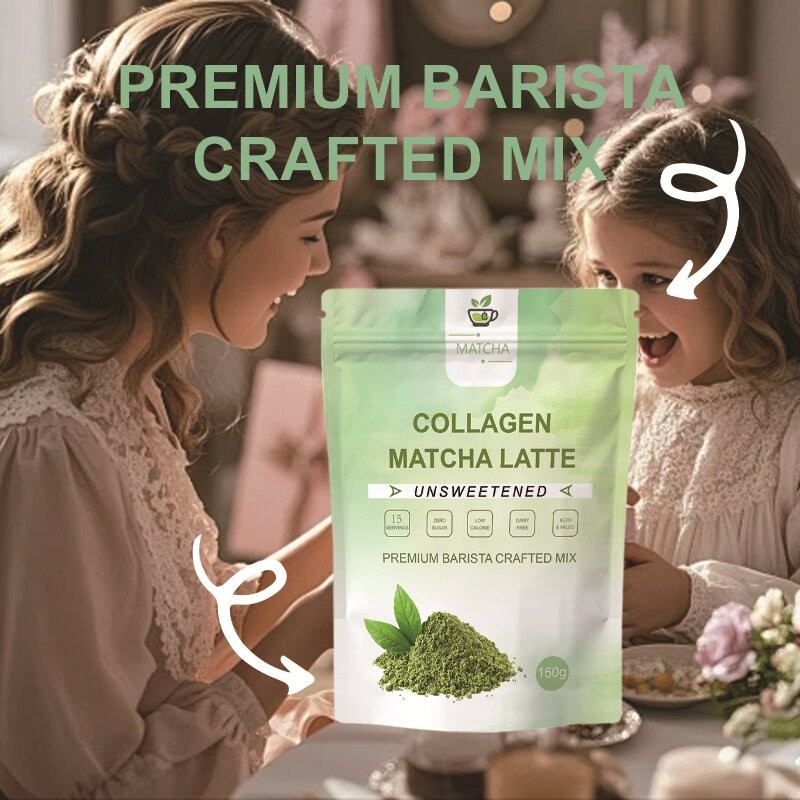 Collagen Matcha Powder Factory - Hot Selling OEM Premium Dietary