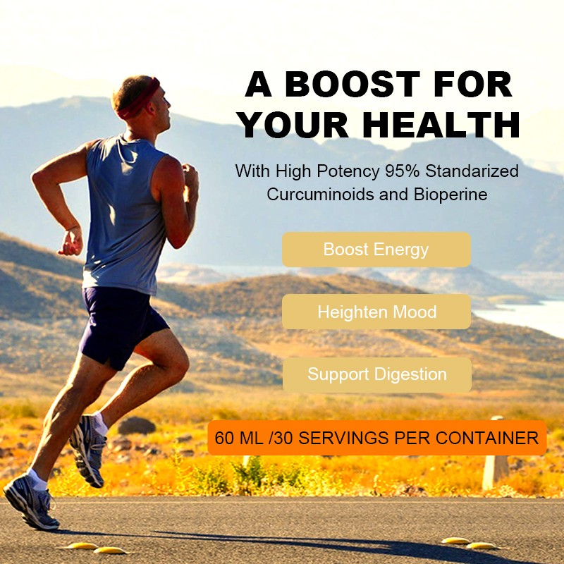 Black Pepper Drops Factory - 60ml Turmeric Curcumin Digestion