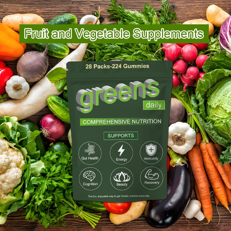 Green Gummies Supplier - Hot Selling OEM Bear Shape Customization