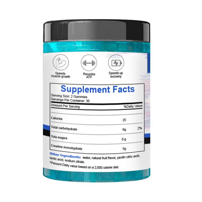Creatine Gummies Factory - Hot Selling Monohydrate Muscle Product