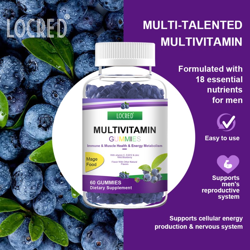 Multivitamin Gummies Manufacturer - OEM Vitamin C D B12 Zinc