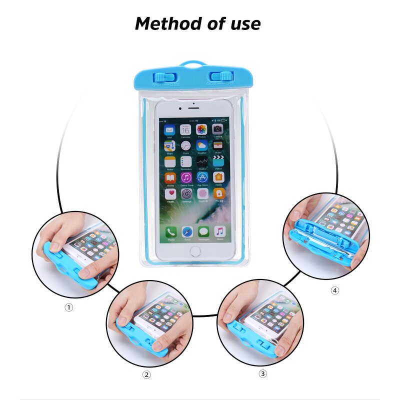 Swimming Bag - Waterproof Sublimation for Mobile Phones Compatible with Samsung