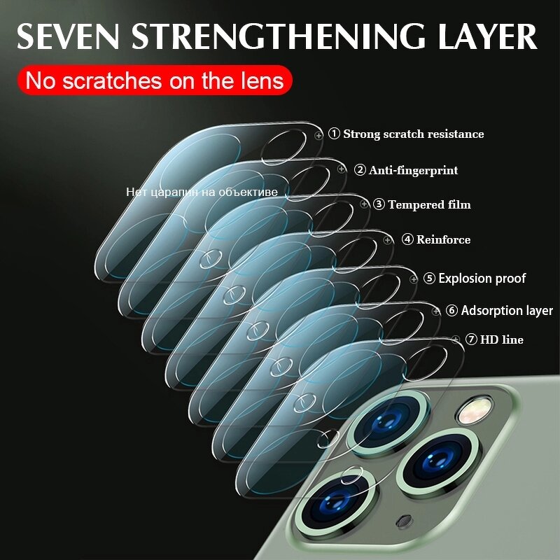 Tempered Glass Protector - 9H Light Transmittance 98% for All Mobile Phones Camera